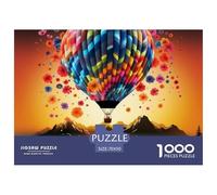 Puzzle 1000 Pezzi Hot Air Balloon Qualità Premium Romantic Style Intrattenimento Creativo Puzzle Al Divertenti Per Uomo E Donna Per Adulti E Ragazzi 70x50cm/1000pcs