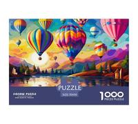 Puzzle 1000 Pezzi Hot Air Balloon Qualità Premium Romantic Style Multicolore Divertimento Per Adulti Adulti E Bambini Più Grandi 70x50cm/1000pcs