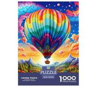 Puzzle 1000 Pezzi Hot Air Balloon Qualità Premium Romantic Style Multicolore Idea Regalo Uomo E Donna Regalo Per Adulti E Bambini Da 14 Anni E Più 70x50cm/1000pcs