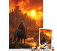 Puzzle 1000 pezzi Il crepuscolo del regno Giocattolo educativo Ottimo regalo per giochi di famiglia Gioco per migliorare l'amore tra coppie Dimensioni 38x26cm