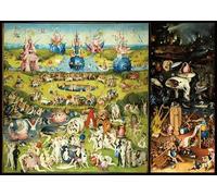 Puzzle 1000 Pezzi, Il giardino delle delizie di Hieronymus Bosch, 70 x 50 cm, Puzzle da 1000 Pezzi per Adulti, Collezione Fantasy Puzzle, Quadri Puzzle per Adulti e Bambini - Stampa di Alta Qualità
