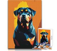 Puzzle 1000 pezzi Il mio cane Rottweiler Giocattoli Giochi educativi Analisi e logica Regali di Babbo Natale segreto Dimensioni 38x26cm