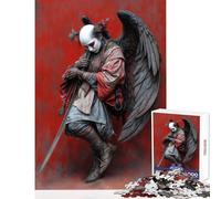 Puzzle 1000 pezzi "Il Samurai Alato Caduto" giocattolo da parete ottimo regalo per giochi educativi con pezzi completamente interconnessi di forma casuale dimensioni 50x75cm
