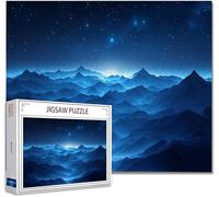 Puzzle 1000 Pezzi In bianco e nero Impossibili Puzzle Gigante Adulti Difficili Wooden Jigsaw Arte, Possono Stimolare Pensiero Delle Persone Con Poster Incluso, Regalo per Uomini e Donne 75x50cm T-8