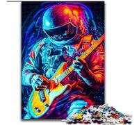 Puzzle 1000 pezzi in legno con tema musicale spaziale, gioco interattivo per famiglie, adatto a partire dai 14 anni, 50x75cm, rompicapo per adolescenti, regalo perfetto per le feste
