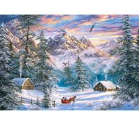 Puzzle 1000 pezzi Inverno in montagna