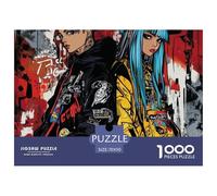 Puzzle 1000 Pezzi Japanese Graffiti Qualità Premium Hip Hop Style Intrattenimento Creativo Puzzle Al Divertenti Per Uomo E Donna Adulti E Bambini Più Grandi 70x50cm/1000pcs