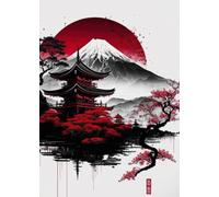 Puzzle 1000 Pezzi ，Japanese Japan Fujis Scenic Immagini Retro Paintings ，Divertente Puzzle Personalizzato Per Adulti,Per Giochi Di Memoria E Cognizione Per Anziani Wn127Zk