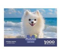 Puzzle 1000 Pezzi Japanese Spitz Qualità Premium Cute Animals Intrattenimento Creativo Divertimento Per Adulti Per Adulti E Ragazzi 70x50cm/1000pcs