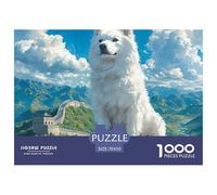 Puzzle 1000 Pezzi Japanese Spitz Qualità Premium Cute Animals Multicolore Puzzle Al Divertenti Per Uomo E Donna Perfetto Per Appassionati Di Puzzle Esperti 70x50cm/1000pcs