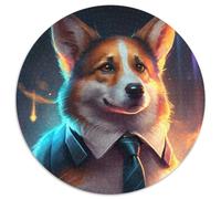 Puzzle 1000 pezzi Jigsaw Boss Corgi Puzzle per adulti Divertimento in famiglia per serate di gioco, opera d'arte decorativa fai da te 67,5x67,5 cm