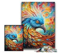 Puzzle 1000 pezzi Jigsaw Color Phoenix Puzzle in cartone per adulti 26x38cm Rompicapo impegnativo per adolescenti, gioco interattivo divertente per famiglie