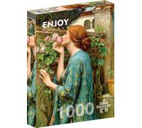 Puzzle 1000 Pezzi - John William Waterhouse: The Soul of The Rose