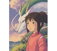 Puzzle 1000 Pezzi La Città Incantata Anime Giapponese Adulti Regalo