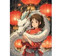 Puzzle 1000 Pezzi La Città Incantata Anime Giapponese Adulti Regalo
