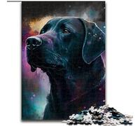 Puzzle 1000 pezzi Labrador fantasy, puzzle 1000 pezzi per adulti, regalo di Natale, Halloween, festa della mamma, Capodanno, Pasqua (dimensione 50x75cm)