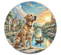 Puzzle 1000 Pezzi Labrador Retriever Animali - Puzzle Arte, Anti-stress, Senza Tossine, Assemblaggio Facile, 1000pcs (67.5x67.5cm)