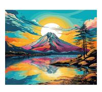 Puzzle 1000 pezzi, Lago di Montagna Dell'Alba Puzzle Classici per Adulti, Giocattoli di Gioco Impegnativi, puzzle Impossibile, Puzzles per Gioco Familiare, Regalo per Amore e Amico 75 x 50 cm