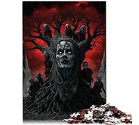 Puzzle 1000 pezzi L'albero maledetto Premium 100% tavola riciclata per adulti bambini bambini ragazzi ragazze regalo 10,27 x 14,96 pollici