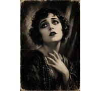 Puzzle 1000 pezzi legno Attrice del cinema muto anni Venti