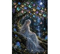 Puzzle 1000 pezzi legno custode sotto l’albero delle farfalle