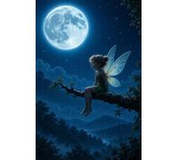 Puzzle 1000 pezzi legno Fata sotto la luna piena