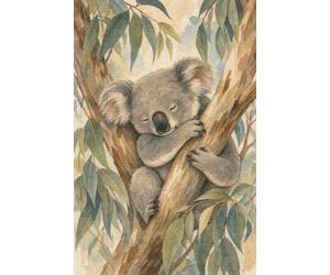 Puzzle 1000 pezzi legno Koala addormentato tra gli eucalipti