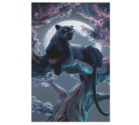 Puzzle 1000 Pezzi Leopard Per Adulti Puzzles in Legno Per Bambini Gioco Sfida Giocattolo 78×53cm