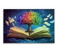 Puzzle 1000 Pezzi Libri, Puzzle Magia 1000 Pezzi per Adulti e Ragazzi, Puzzles in Legno con Squisita Scatola di Imballaggio, Giochi Educativo per Famiglie, Decorazioni Casa, Regalo per Adulti, -1239