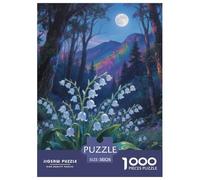 Puzzle 1000 Pezzi Lily of The Valley Qualità Premium Landscape Painting Multicolore Divertimento Per Adulti Per Adulti E Ragazzi 38x26cm/1000pcs