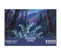 Puzzle 1000 Pezzi Lily of The Valley Qualità Premium Landscape Painting Multicolore Divertimento Per Adulti Per Adulti E Bambini Da 12 Anni 38x26cm/1000pcs