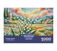 Puzzle 1000 Pezzi Lily of The Valley Qualità Premium Landscape Painting Multicolore Divertimento Per Adulti Per Adulti E Bambini Da 12 Anni 70x50cm/1000pcs