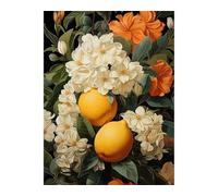Puzzle 1000 Pezzi Limone Fiore, puzzle Per Adulti 1000 pezzi, Rompicapo Stimolante, Giochi di puzzles per Tutta La Famiglia, Regalo per Amore e Amico 75x50cm