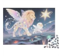 Puzzle 1000 Pezzi Lion Pair in A Maze, Per Amore E Amico, Relax-rompicapo Puzzle Difficile Sfida, Classici Idea Regalo 1000pcs (75x50cm)