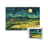 Puzzle 1000 Pezzi Luna Puzzle Azienda agricola Grandi Dimensioni per Adulti Con Scatola di Imballaggio e Immagini di Riferimento,Divertenti Giochi per Tutta la Famiglia,Come Regalo per Amici 2T-127