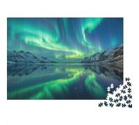 Puzzle 1000 pezzi Lupo moonlit nella foresta mistica sfida impossibile regalo educativo decorazione casa per adulti e ragazzi 14+