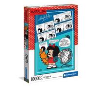 Clementoni - 39628 - Puzzle Mafalda - puzzle adulti 1000 pezzi, puzzle fumetti - Made in Italy, puzzle Clementoni, fumetti Mafalda, comic strip Mafalda Quino