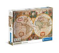 Clementoni - Puzzle Mappa compatta Antica - 1000 Pezzi