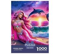 Puzzle 1000 Pezzi Mermaid Per Adulti E Ragazzi Giocattolo Colorato Collection The World in Books Idea Regalo Uomo E Donna 70x50cm/1000pcs