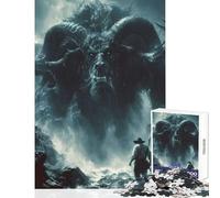 Puzzle 1000 pezzi Mostro demoniaco Giocattoli fai da te Regali per donne Uomini per gioco educativo Migliora l'amore tra coppie Dimensioni 38x52cm