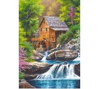 Puzzle 1000 pezzi Mulino in primavera