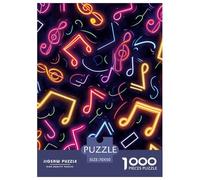 Puzzle 1000 Pezzi Music Note Qualità Premium Symbol Diagram Puzzle Impegnativo Puzzle Al Divertenti Per Uomo E Donna Regalo Per Adulti E Bambini Da 14 Anni E Più 70x50cm/1000pcs
