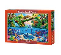 Puzzle 1000 pezzi Natura selvaggia, delfini
