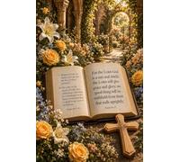 puzzle 1000 pezzi Non negherà alcun bene Bibbia e fiori di bosco Legno