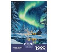 Puzzle 1000 Pezzi Northern Lights Qualità Premium Norwegian Wood Divertimento Idea Regalo Uomo E Donna Per Adulti E Ragazzi 70x50cm/1000pcs