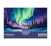 Puzzle 1000 Pezzi Northern Lights Qualità Premium Norwegian Wood Divertimento Idea Regalo Uomo E Donna Per Adulti E Bambini Da 12 Anni 38x26cm/1000pcs