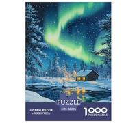 Puzzle 1000 Pezzi Northern Lights Qualità Premium Norwegian Wood Divertimento Idea Regalo Uomo E Donna Adulti E Bambini Più Grandi 38x26cm/1000pcs
