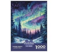 Puzzle 1000 Pezzi Northern Lights Qualità Premium Norwegian Wood Intrattenimento Creativo Divertimento Per Adulti Per Adulti E Bambini Da 12 Anni 38x26cm/1000pcs