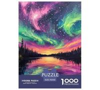 Puzzle 1000 Pezzi Northern Lights Qualità Premium Norwegian Wood Intrattenimento Creativo Puzzle Al Divertenti Per Uomo E Donna Regalo Per Adulti E Bambini Da 14 Anni E Più 70x50cm/1000pcs