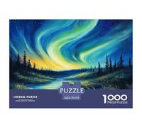 Puzzle 1000 Pezzi Northern Lights Qualità Premium Norwegian Wood Multicolore Idea Regalo Uomo E Donna Adulti E Bambini Più Grandi 70x50cm/1000pcs